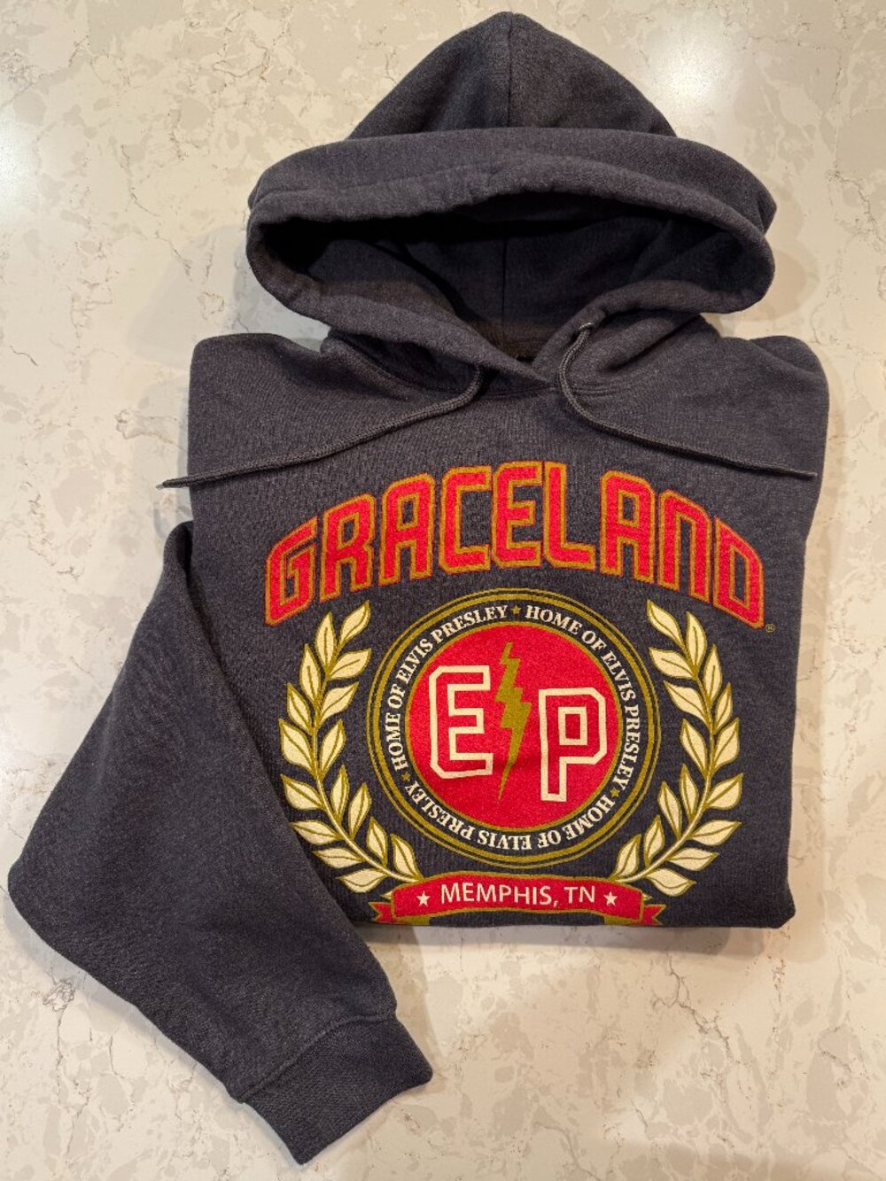 Official 'Graceland' Sweatshirt Hoodie SZ M